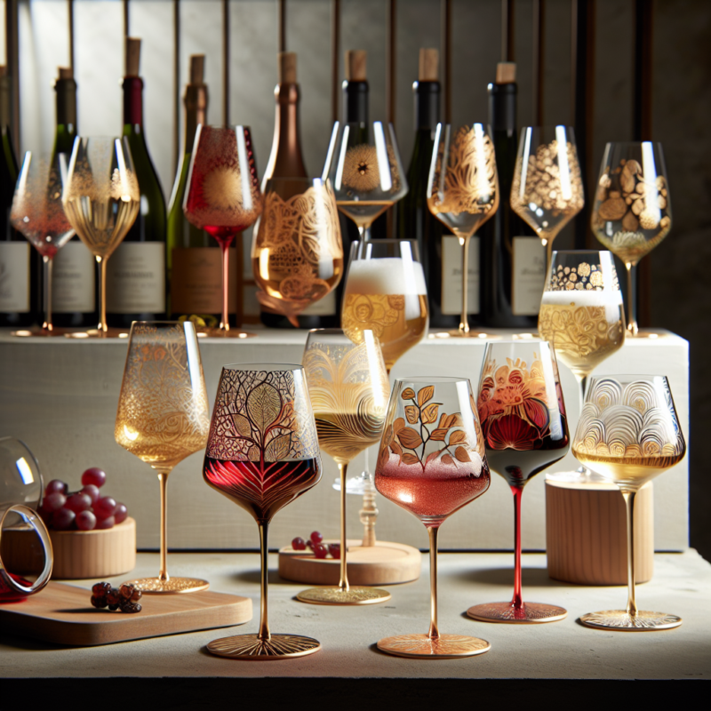 customized wine glasses