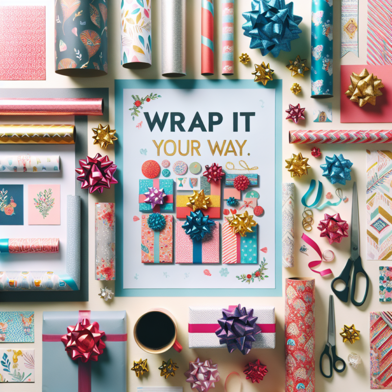 personalized gift wrapping paper
