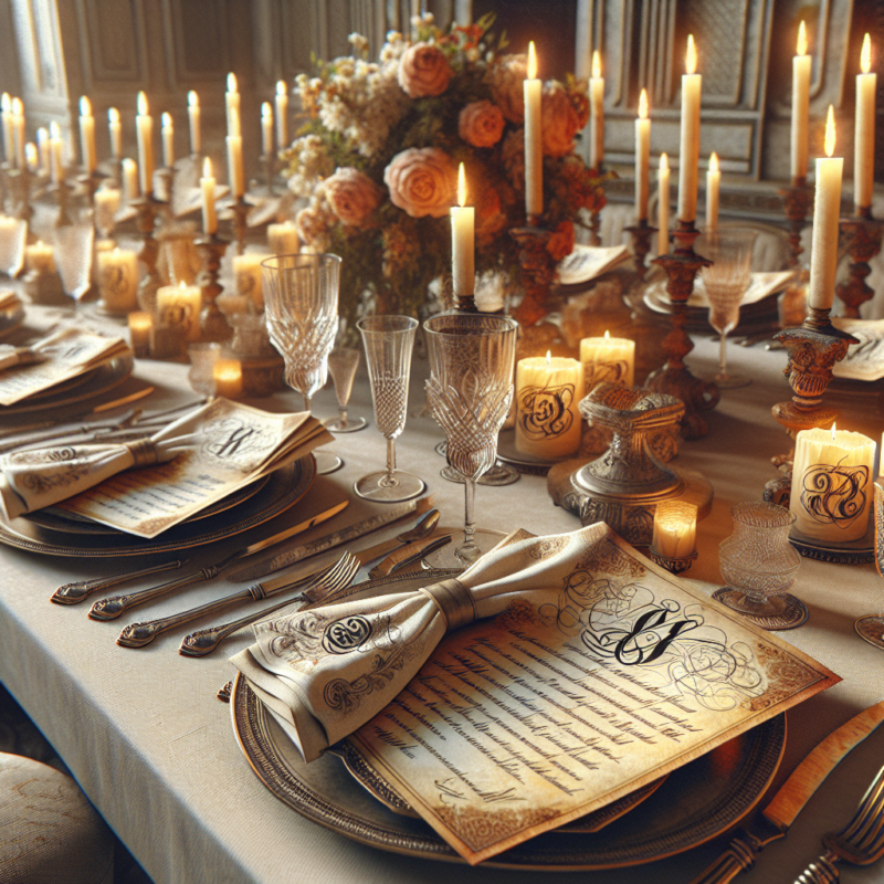 personalised serviettes