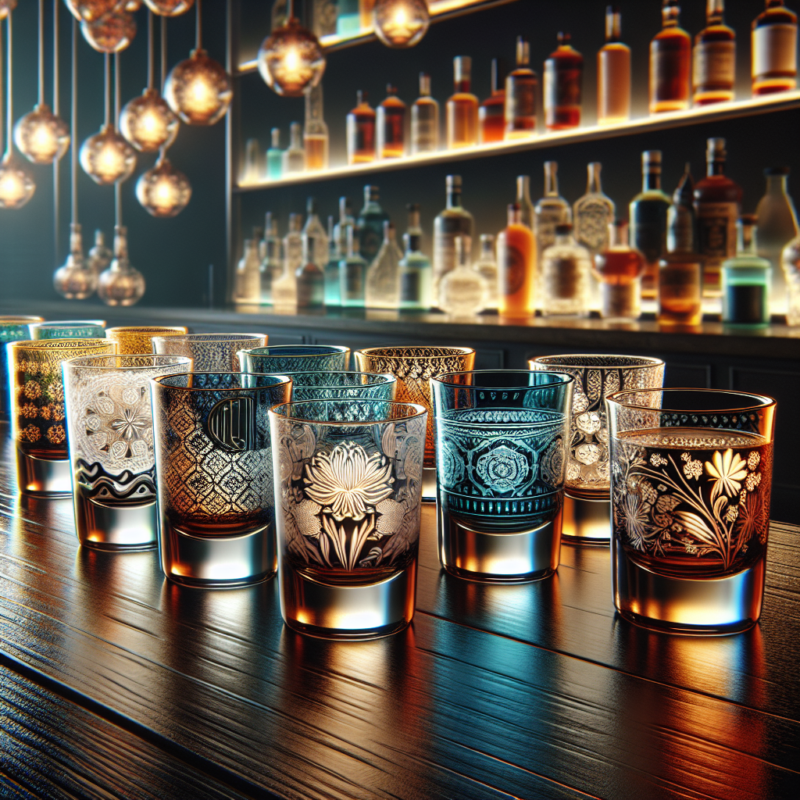 custom glass shot glasses