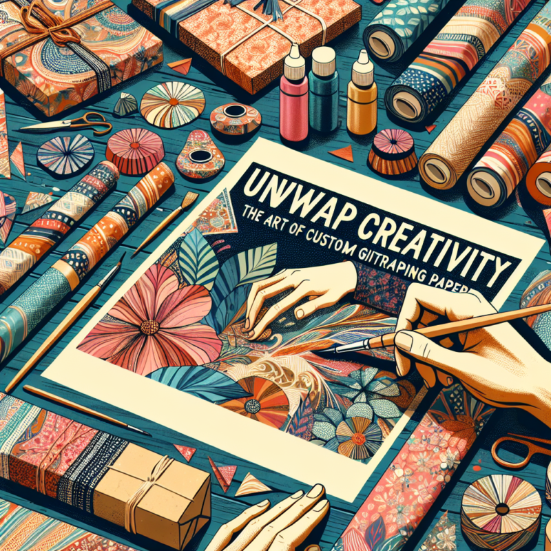 custom gift wrapping paper