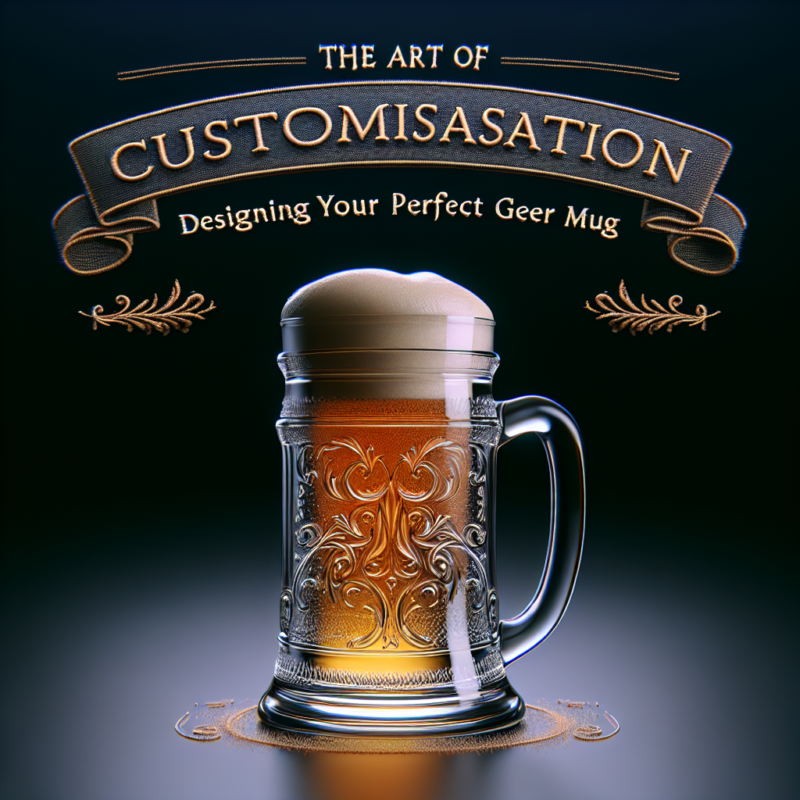 custom glass beer mugs