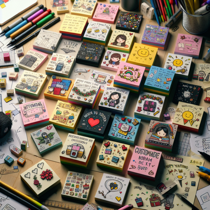 custom sticky notes
