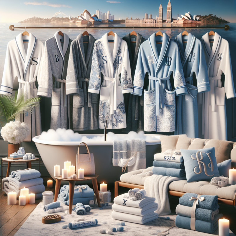 personalised bathrobes australia