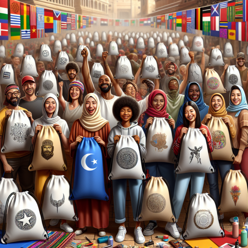 personalized drawstring bags