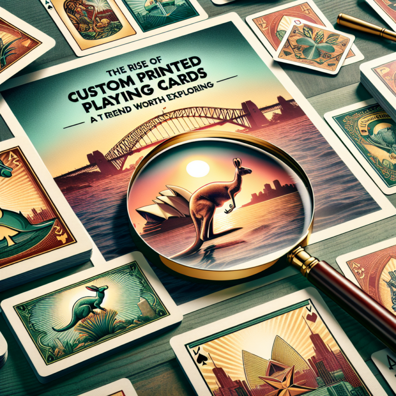 custom printed playing cards australia