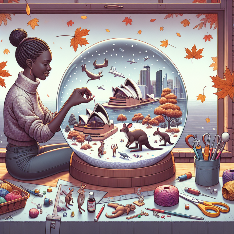 personalised snow globes australia