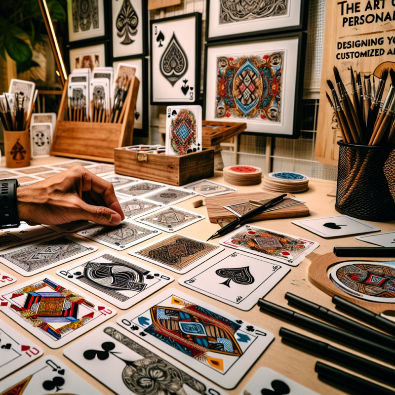 customised playing cards