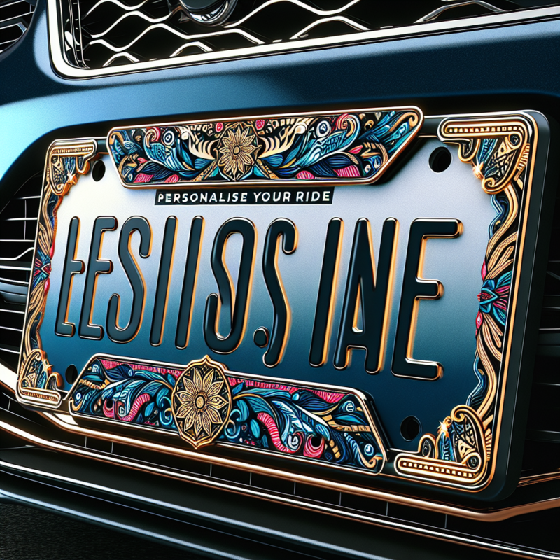 custom made licence plate frames