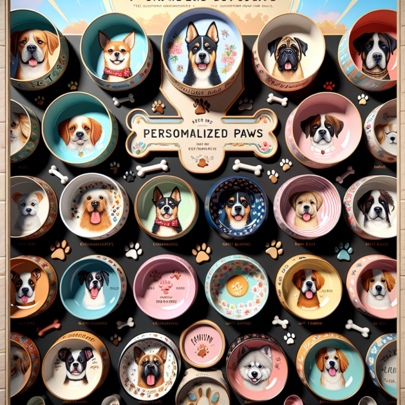 customised dog bowls