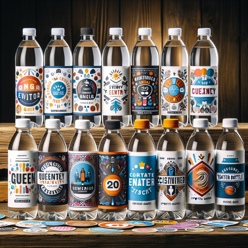 custom made water bottle labels