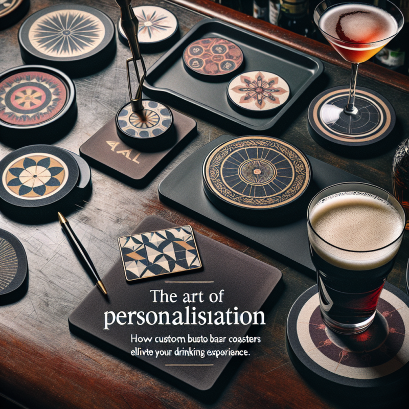 personalised bar coasters