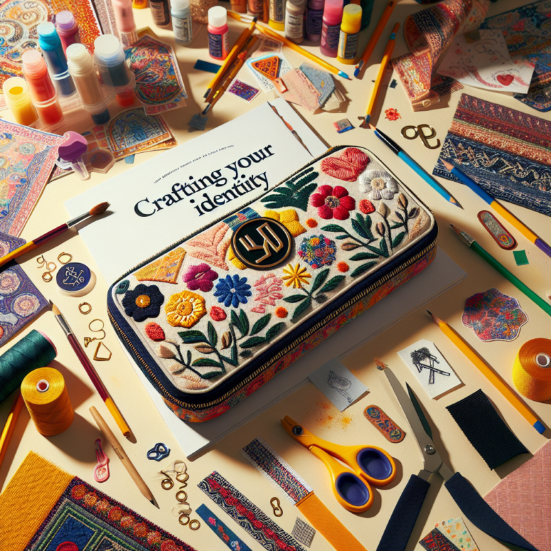 personalised pencil case and pencils