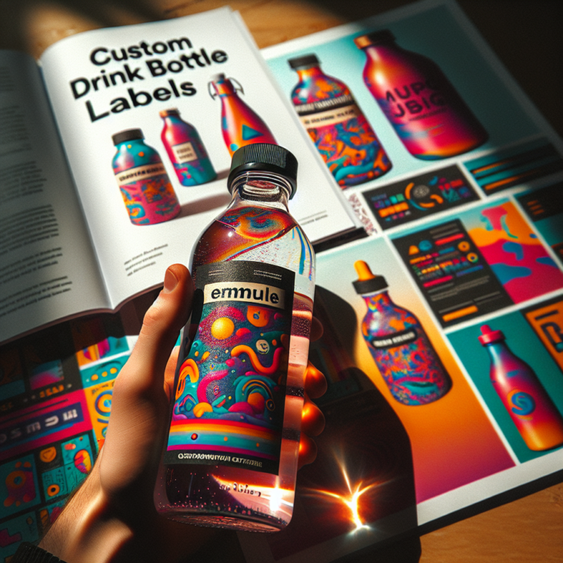 custom drink bottle labels
