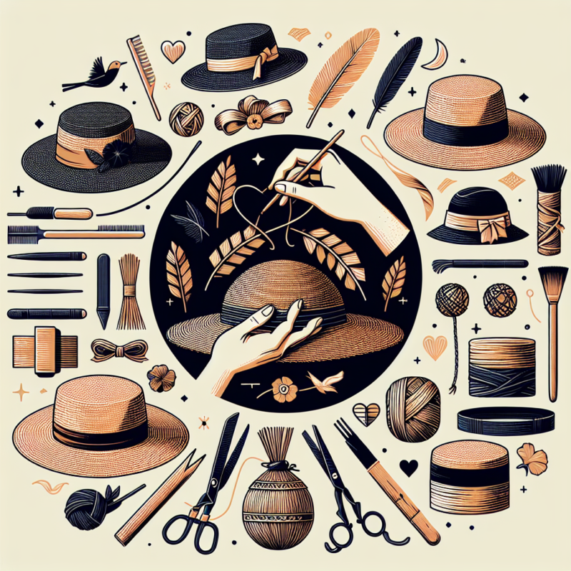 personalized straw hats